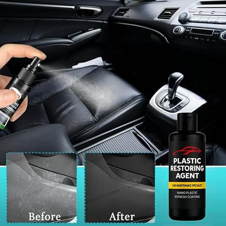 Plastic Revitalizing Coating Agent for Car 100ml (Pack of 2)