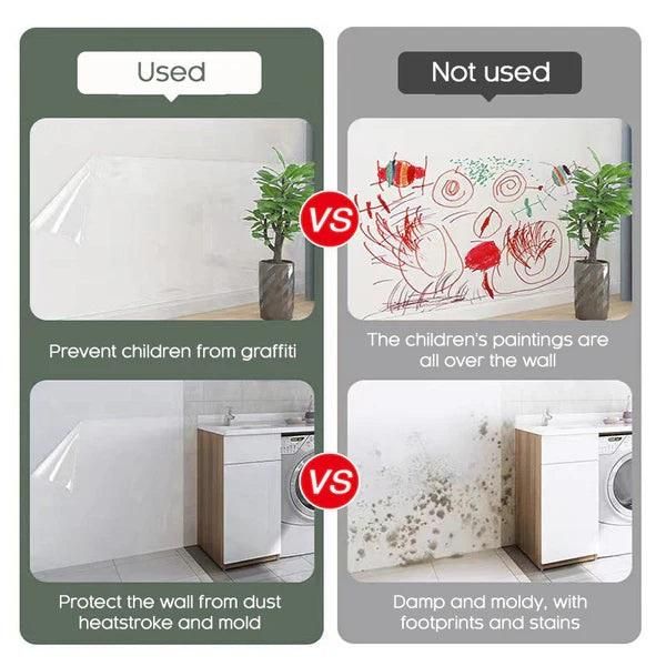 Self-Adhesive Transparent Wall Protection Film – Buy 1 Get 1 Free