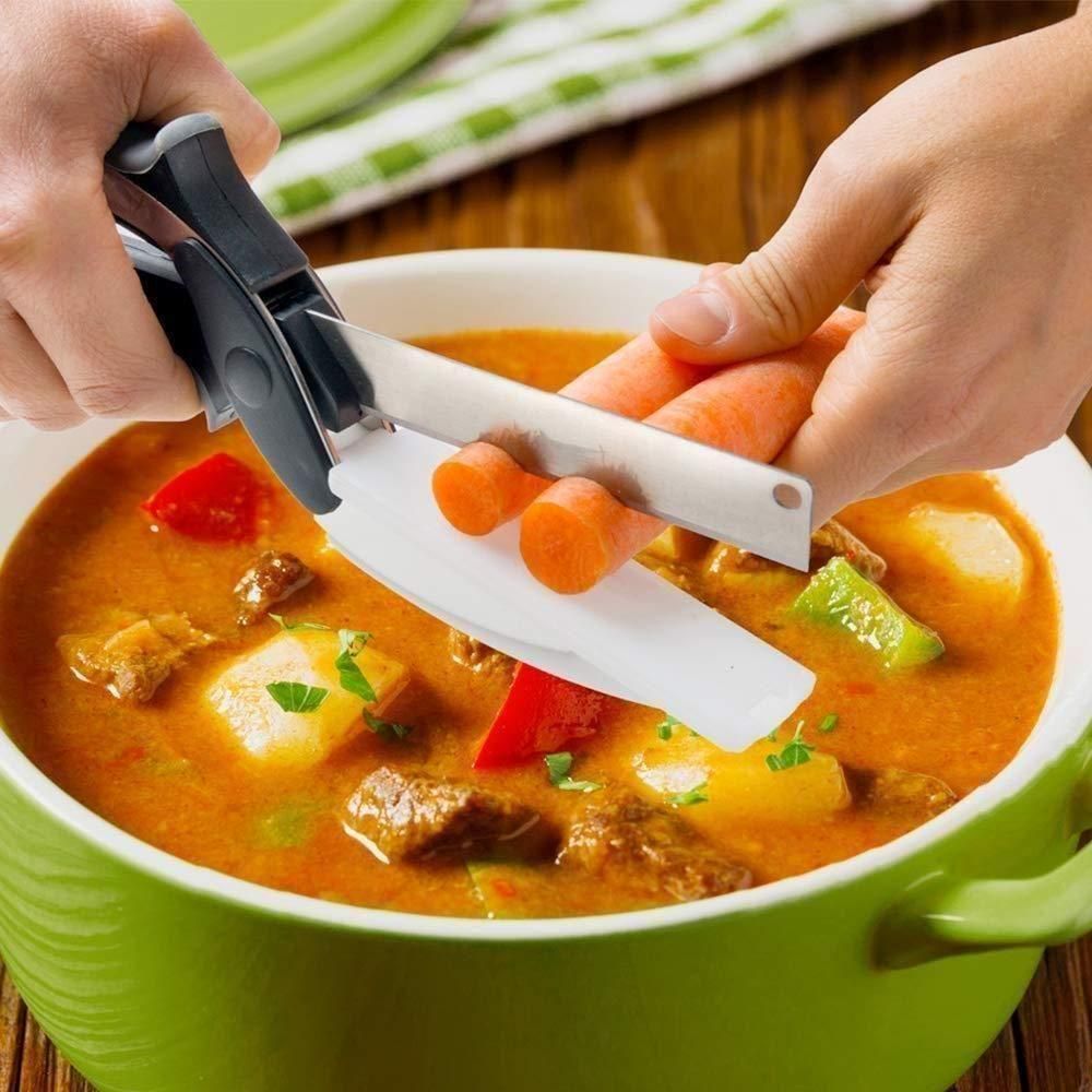 Clever Cutter - 2 in 1 Kitchen Knife / Clever Cutters
