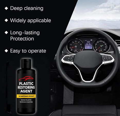 Plastic Revitalizing Coating Agent for Car 100ml (Pack of 2)