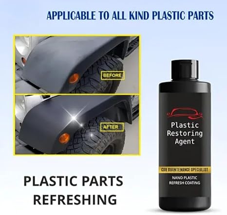 Plastic Revitalizing Coating Agent for Car 100ml (Pack of 2)
