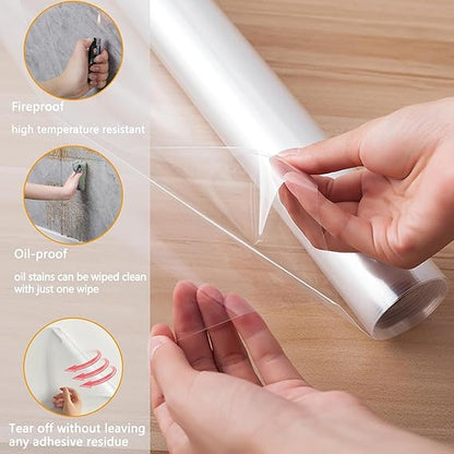 Self-Adhesive Transparent Wall Protection Film – Buy 1 Get 1 Free